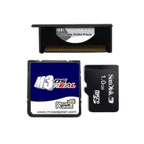 M3 DS Real Rumble RAM Pack with MicroSD TF 1GB Card