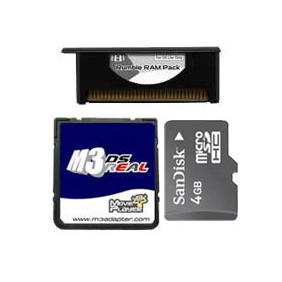 M3 DS Real Rumble RAM Pack with MicroSD TF 4GB Card