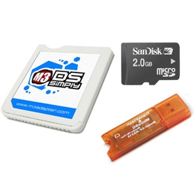 M3 DS Simply Slot 1 (2GB MicroSD) for Nintendo DS (Lite)