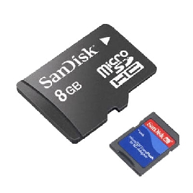 Sandisk 8GB TransFlash microSDHC Card