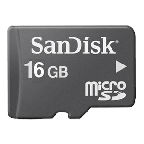 SanDisk 16GB TransFlash microSDHC Card
