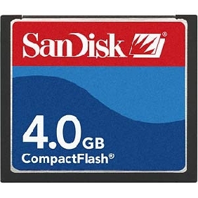 SanDisk 4GB CompactFlash Card