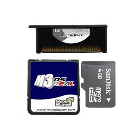M3 DS Real Rumble Pack with MicroSD TF 4GB Card