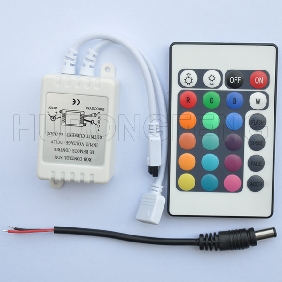 24 Key IR Remote Controller Wireless For RGB SMD LED Light Strips DC 12V