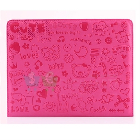 Brand New Cute Lovely Girl Leather Case Stand Cover For iPad Mini