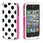 Wholesale NEW 3 PIECE POLKA DOTS SKIN GEL HARD CASE COVER